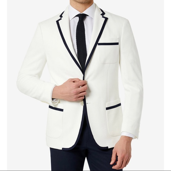 Lauren Ralph Lauren Other - Lauren Ralph Lauren White and Navy Blazer
